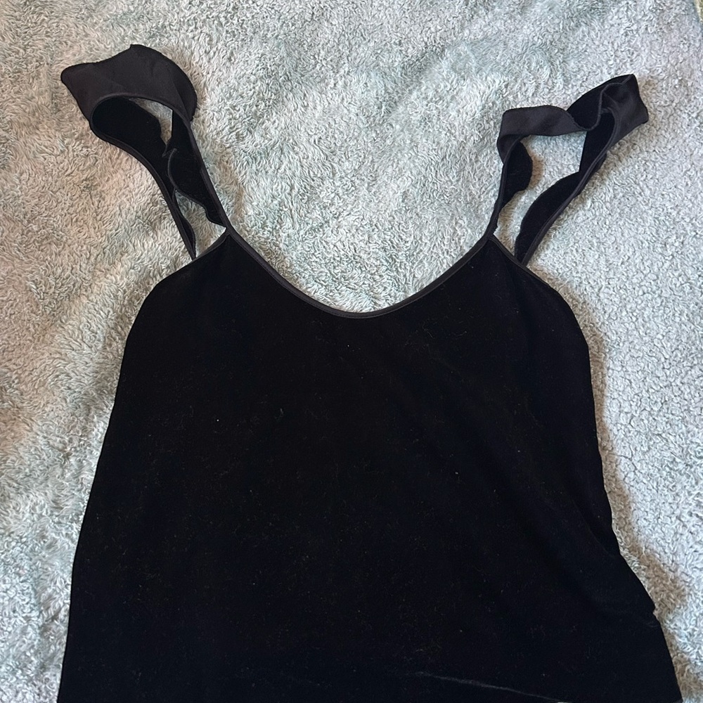 Victoria's Secret Black Velvet Camisole